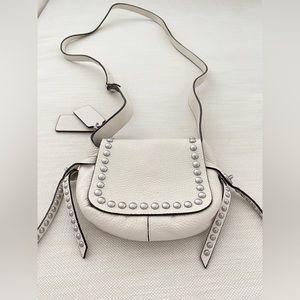 Coach Dakotah studded textured Cream purse